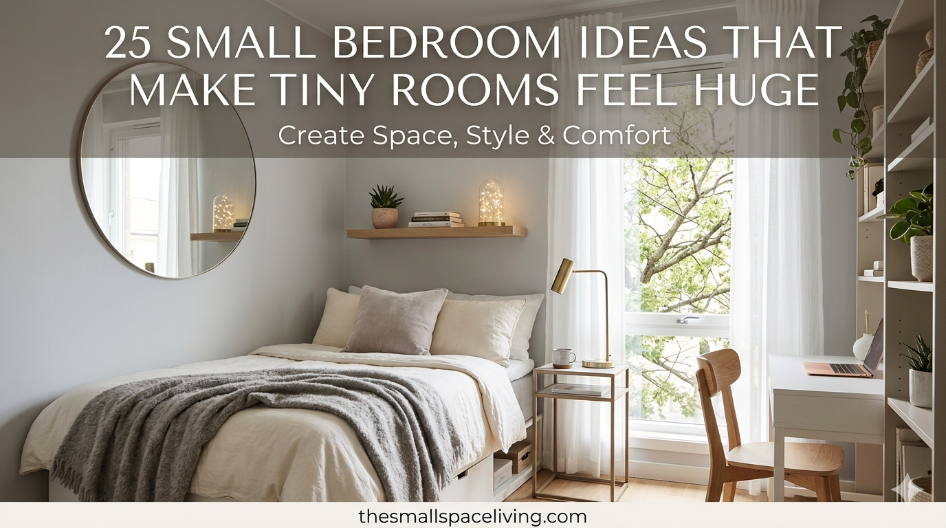 25 Small Bedroom Ideas That Make Tiny Rooms Feel Huge